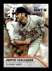 Justin Verlander [Topaz] #113 Baseball Cards 2016 Topps Bunt Prices