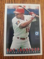 Ray Lankford #74 #74 Baseball Cards 1995 Bazooka Prices