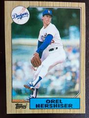 Orel Hershiser Baseball Cards 1987 Topps Prices