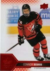 Connor Bedard [Red] #2 Hockey Cards 2022 Upper Deck Team Canada Juniors Prices