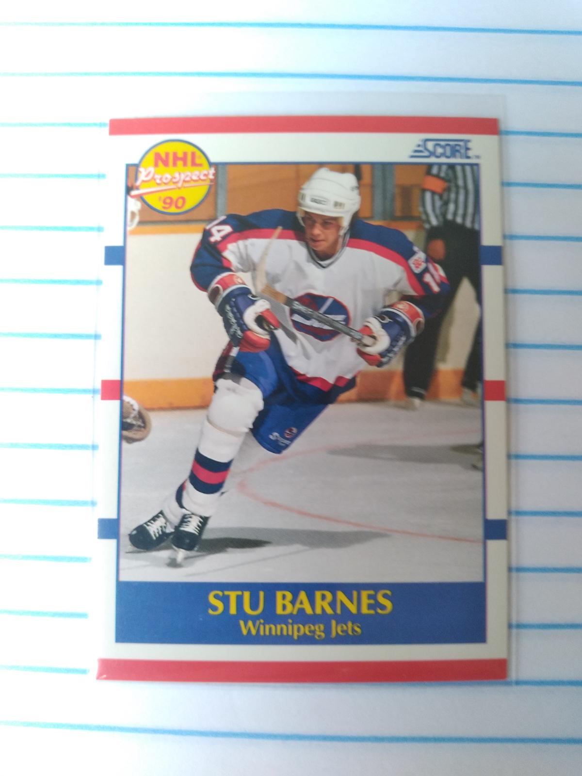 Stu Barnes Ungraded 1990 Score