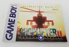 Choplifter II - Manual | Choplifter  II GameBoy
