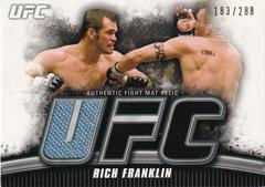 Rich Franklin #FM-RF Ufc Cards 2010 Topps UFC Knockout Fight Mat Relic Prices