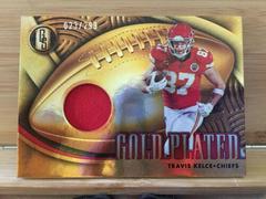 Travis Kelce Football Cards 2022 Panini Gold Standard Plated Prices