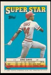 Eric Davis #14 Baseball Cards 1988 Topps Stickercard Prices