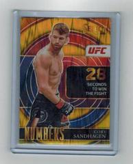 Cory Sandhagen [Gold] #6 Ufc Cards 2022 Panini Select UFC Numbers Prices