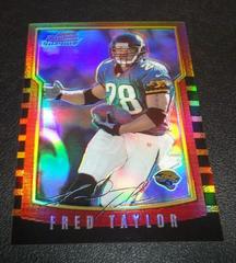 Fred Taylor [Refractor] Football Cards 2000 Bowman Chrome Prices