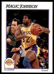 Magic Johnson #101 Basketball Cards 1991 Hoops Prices