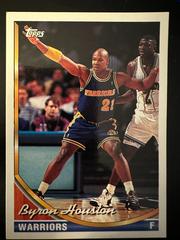 Byron Houston #43 Basketball Cards 1993 Topps Prices