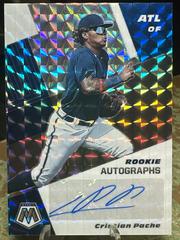 Cristian Pache Baseball Cards 2021 Panini Mosaic Rookie Autographs Prices