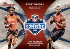 Robert Griffin III / Cam Newton Football Cards 2012 Bowman Combine Competition Prices