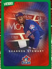 Shannon Stewart [Green] #100 Baseball Cards 2003 Upper Deck Victory Prices