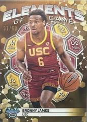 Bronny James [Gold Refractor] #EG-1 Basketball Cards 2023 Bowman Best University Elements of the Game Prices