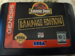 Cartridge (Front) | Jurassic Park Rampage Edition Sega Genesis