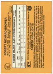 N/A | Bob Brower Baseball Cards 1987 Donruss