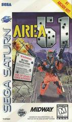 Area 51 - Front / Manual | Area 51 Sega Saturn