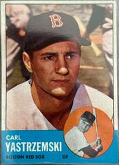 Carl Yastrzemski #115 Baseball Cards 1963 Topps Prices