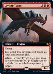 Leyline Tyrant [Extended Art Foil] Magic Zendikar Rising Prices