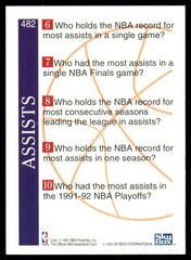 Back Side | Magic Johnson Basketball Cards 1992 Hoops