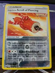 Single Strike Scroll of Piercing [Reverse Holo] Pokemon Chilling Reign Prices