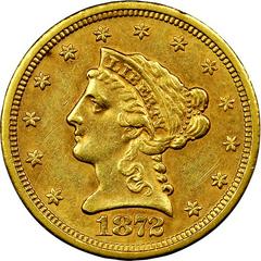 1872 [PROOF] Coins Liberty Head Quarter Eagle Prices