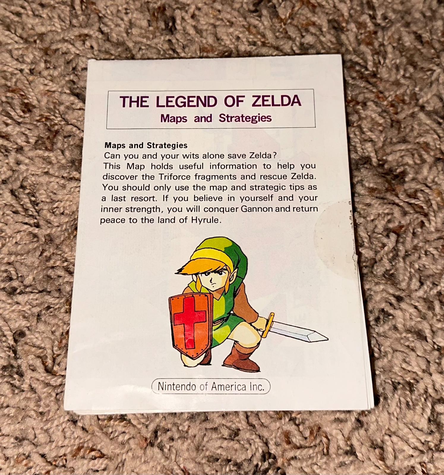 Legend of Zelda Manual only NES