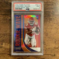 Clyde Edwards Helaire [Red] #RW12 Football Cards 2020 Panini Playoff Rookie Wave Prices