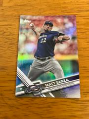 Matt Garza [Rainbow Foil] #507 Baseball Cards 2017 Topps Prices