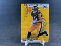 Chase Claypool [Gold Mosaic] Football Cards 2020 Panini Mosaic Prices