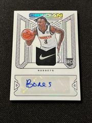 Bones Hyland [Contra] #RJI-BHY Basketball Cards 2021 Panini Obsidian Rookie Jersey Ink Autographs Prices