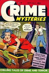 Crime Mysteries #3 (1952) Comic Books Crime Mysteries Prices