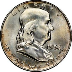1958 D Coins Franklin Half Dollar Prices