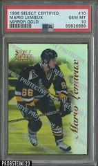 Mario Lemieux [Mirror Gold] Hockey Cards 1996 Select Certified Prices