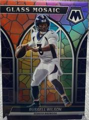 Russell Wilson Football Cards 2022 Panini Mosaic Glass Prices