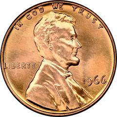 1966 [SMS PROOF] Coins Lincoln Memorial Penny Prices