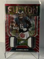 DeVonta Smith [Cobalt] Football Cards 2022 Panini Elements Fusion Swatches Prices
