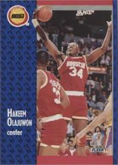 Hakeem Olajuwon #77 Basketball Cards 1991 Fleer Prices