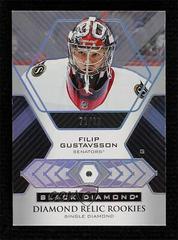Filip Gustavsson [Single] Hockey Cards 2021 Upper Deck Black Diamond Rookie Relic Prices