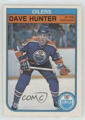 Dave Hunter #110 Hockey Cards 1982 O-Pee-Chee Prices