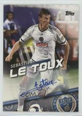 Sebastien Le Toux [Autograph] Soccer Cards 2016 Topps MLS Prices