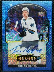 Tomas Hertl [Blue Line Autograph] Hockey Cards 2020 Upper Deck Allure Prices