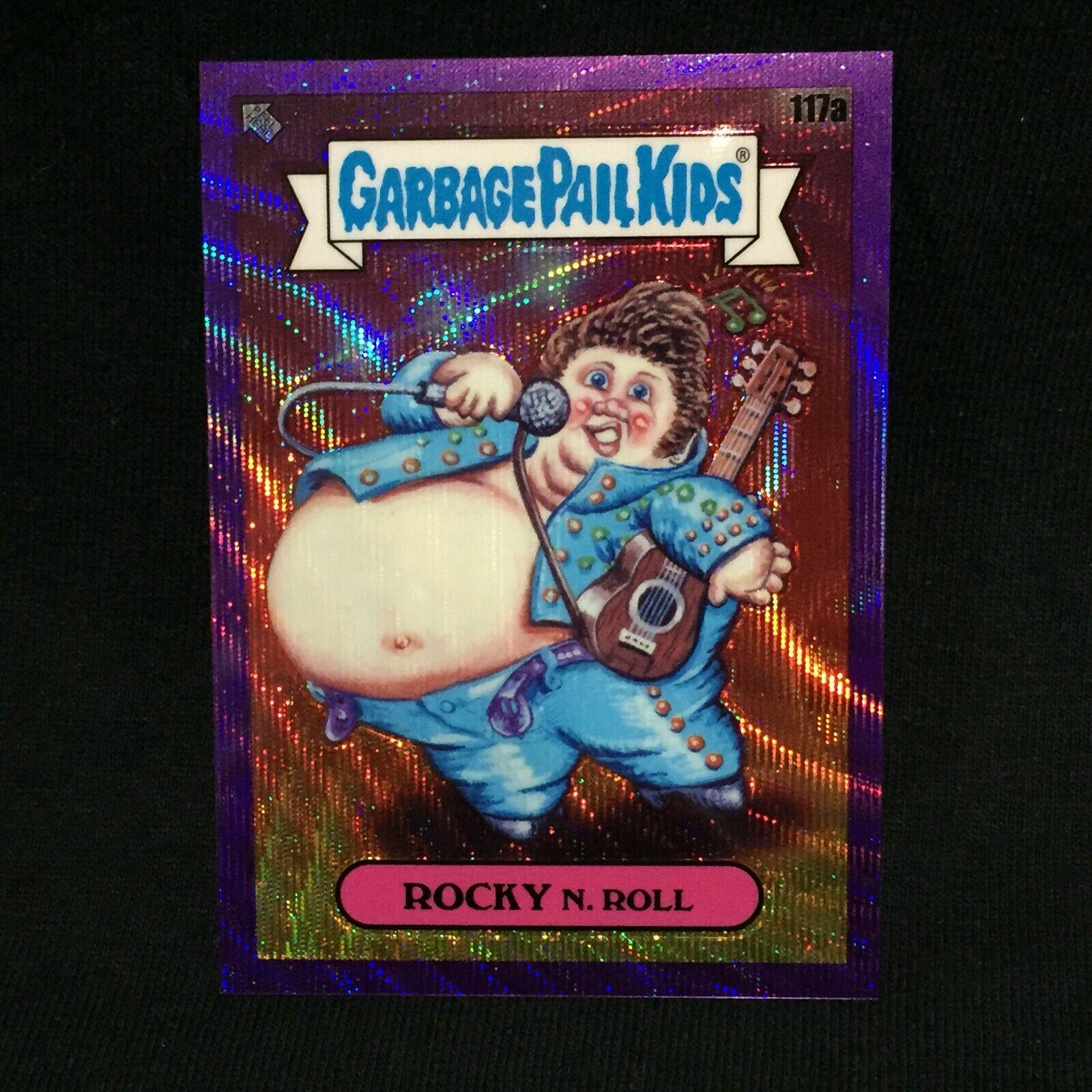 ROCKY N. Roll [Purple Wave] #117a 2020 Garbage Pail Kids Chrome