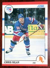 Chris Nilan Hockey Cards 1990 Score Prices
