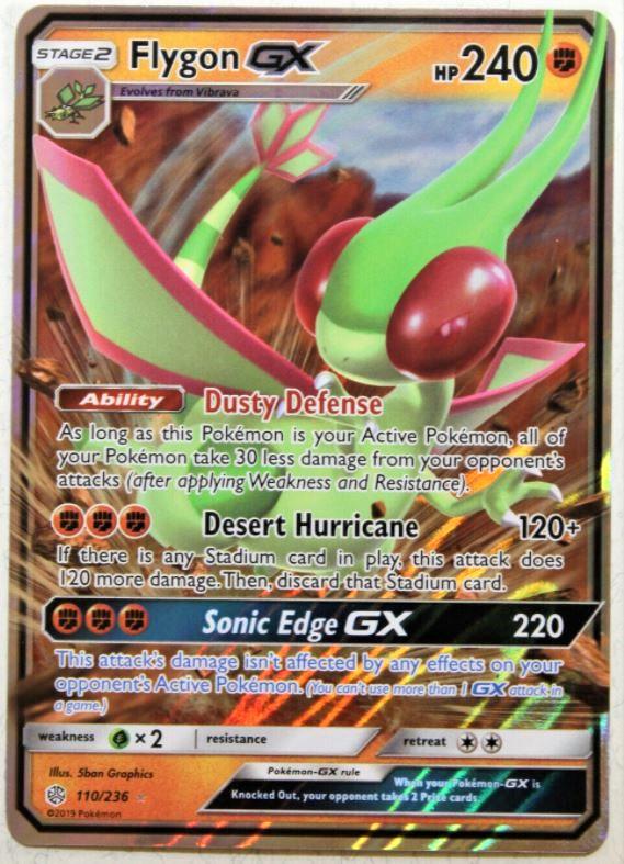 Flygon GX #110 Prices | Pokemon Cosmic Eclipse | Pokemon Cards