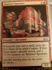 Abstract Iguanart #47 Magic Unsanctioned Prices