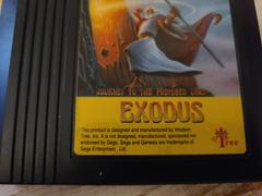Cartridge (Front) | Exodus: Journey to the Promised Land Sega Genesis