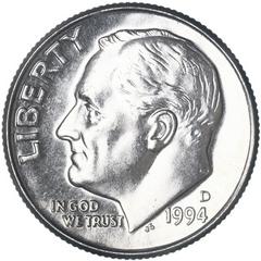 1994 D Coins Roosevelt Dime Prices