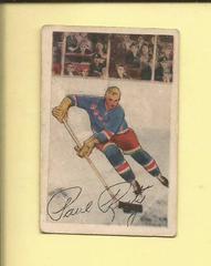 Paul Ronty Hockey Cards 1952 Parkhurst Prices