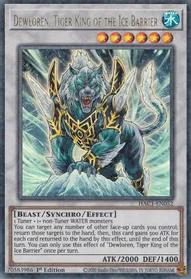 Dewloren, Tiger King of the Ice Barrier [1st Edition] HAC1-EN052 YuGiOh Hidden Arsenal: Chapter 1