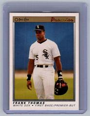 Frank Thomas #121 Baseball Cards 1991 O Pee Chee Premier Prices